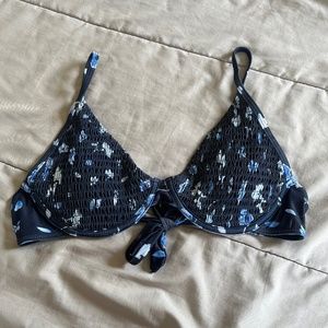 Woman’s floral swimsuit top